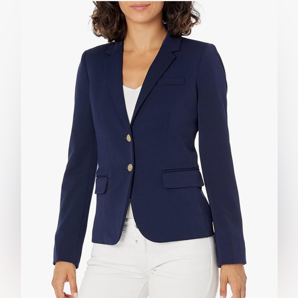 J. Crew Mercantile Women’s Navy Schoolboy Blazer Size 24